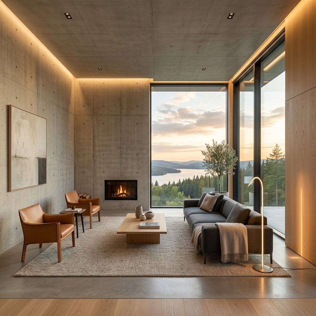 Modern luxury residential interior by N Cube Design + Build
